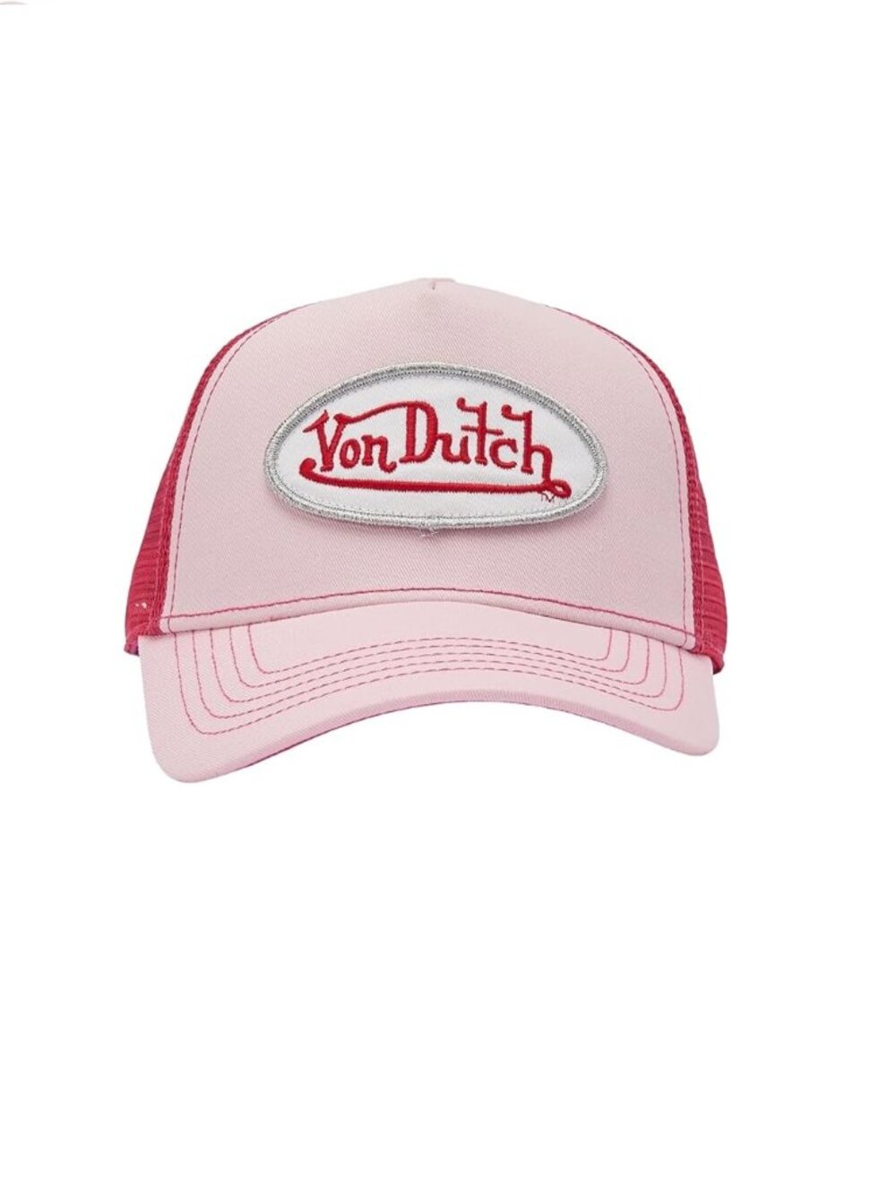 Von Dutch Unisex Trucker Hat - Retro Classic Solid Color Mesh Back Snapback